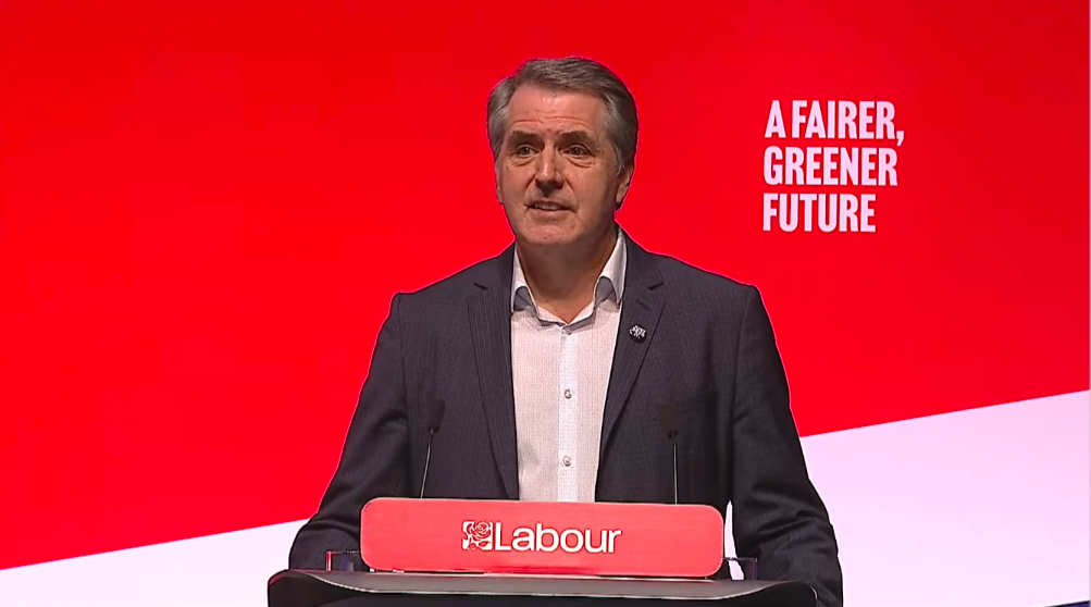 Labour arrives in Liverpool, flag-waving and anthem-singing