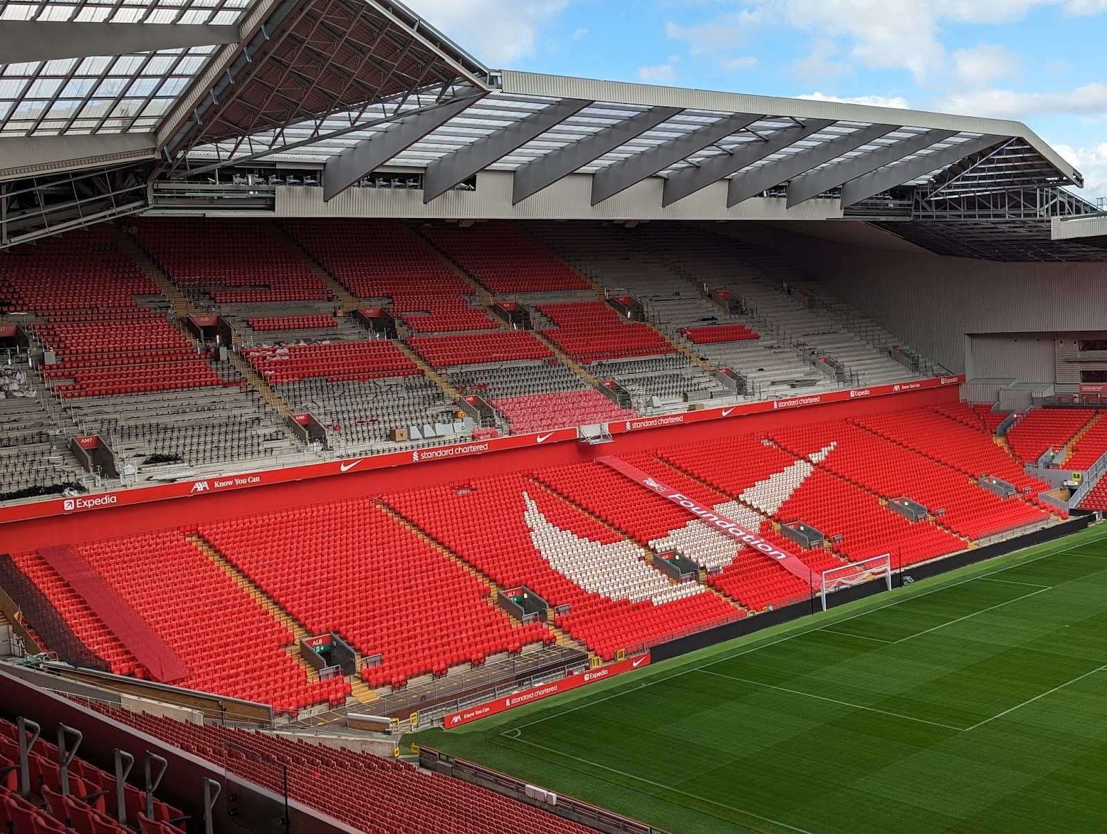 Footie fans caught short; a half-finished roof and YouTube whispers: we need to talk about Anfield